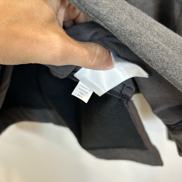 Athleta Retroplush Sweatshirt Medium Crewneck Gray Fleece Zip Pocket 982561 - Picture 7 of 10